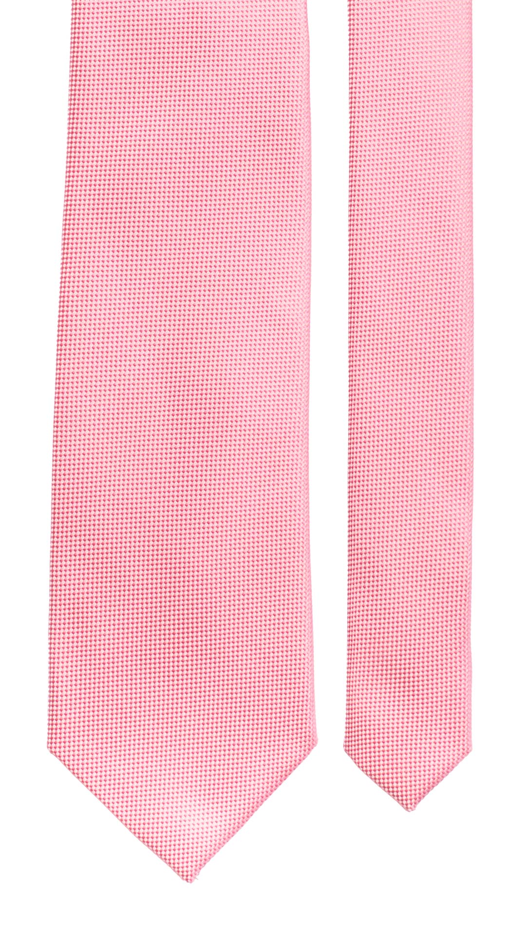Cravatta di Seta Rosa Tinta Unita 7031 Pala