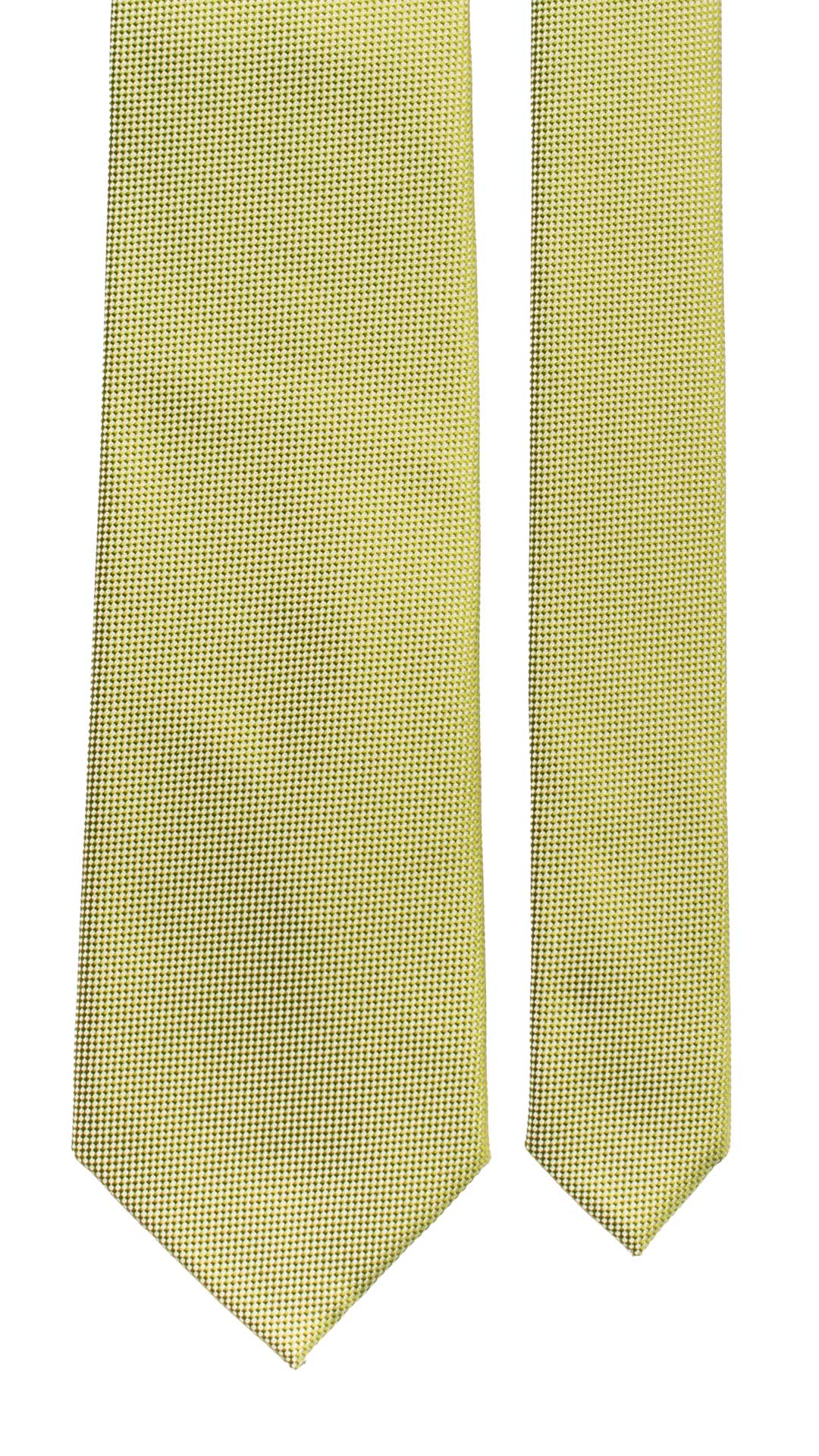 Cravatta di Seta Verde Salvia Tinta Unita 7033 Pala