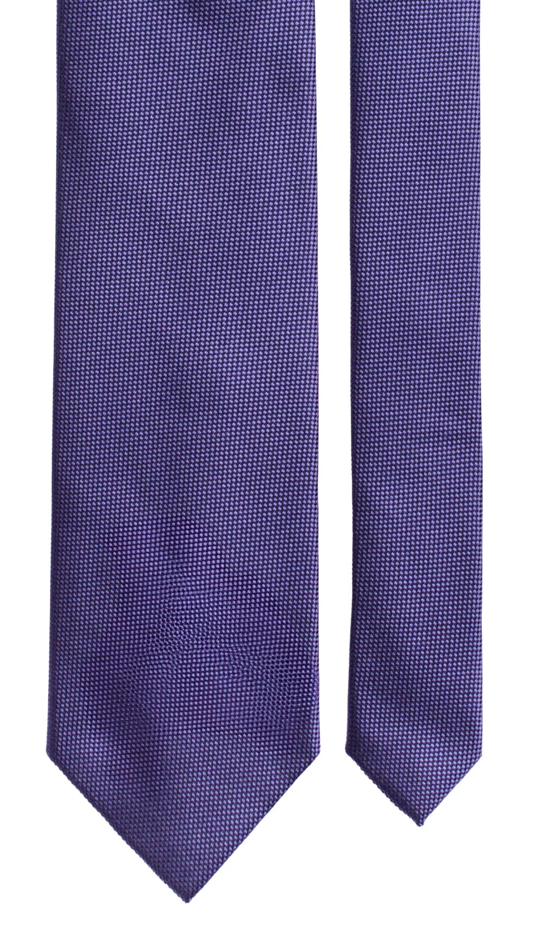 Cravatta di Seta Viola Scuro Tinta Unita 7029 Pala