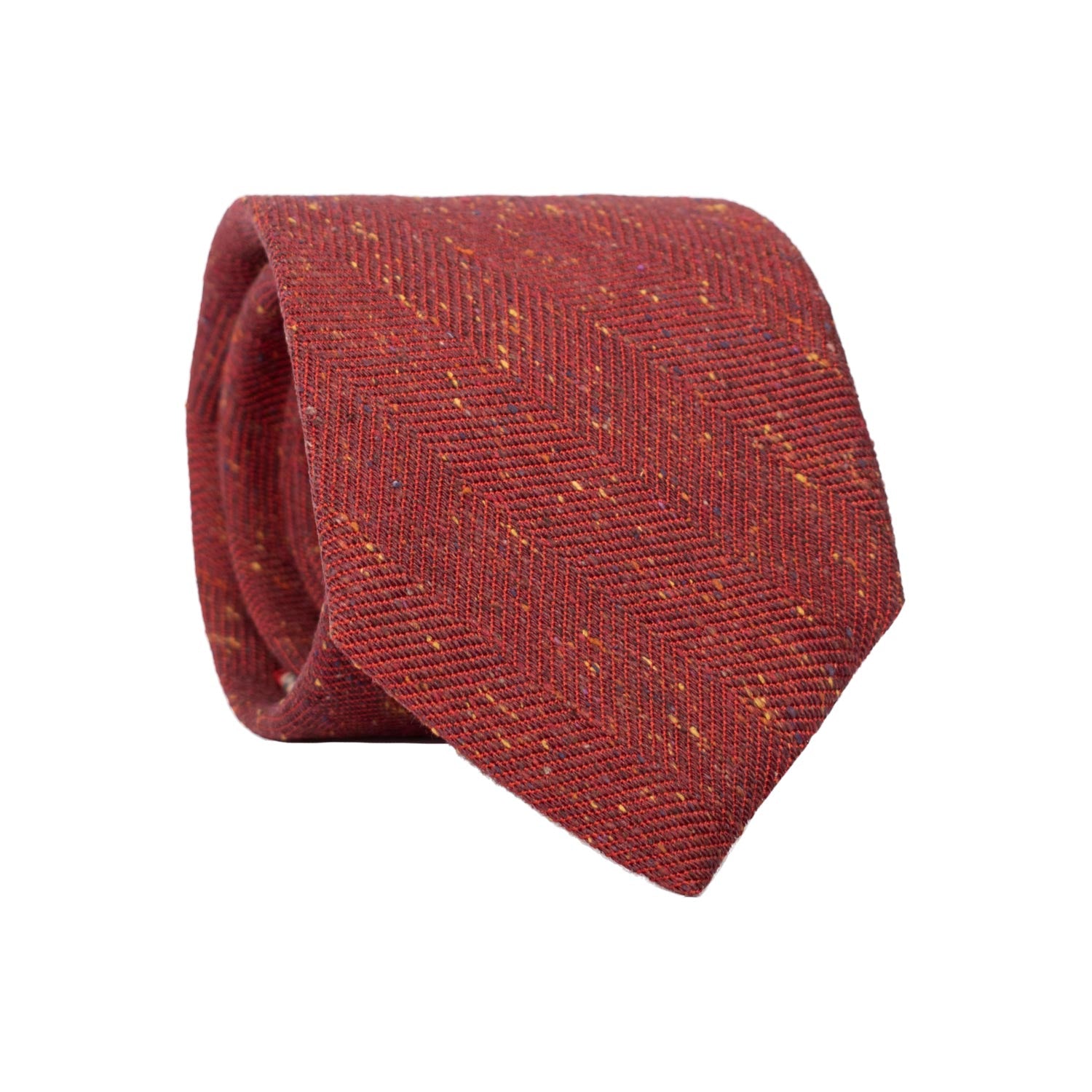 Cravatta-in-Seta-Lino-Bordeaux-Lisca-di-Pesce-Blu-Effetto-Tweed-Multicolor-7112
Rotolo