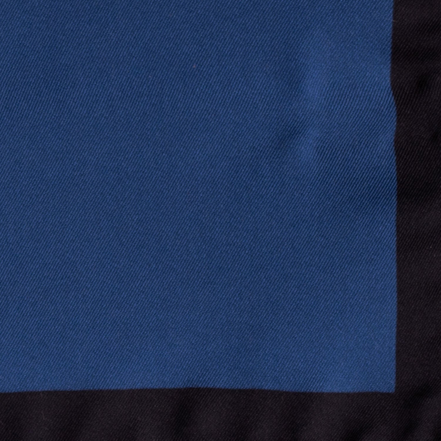 Fazzoletto da Taschino Vintage di Seta Bluette Blu POCV721 Dettaglio